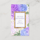 Suche nach lila blumen visitenkarten Stylist