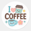 Suche nach cute kawaii aufkleber Kaffee