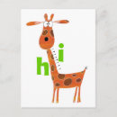 Suche nach lustige giraffe postkarten Farbenfroh