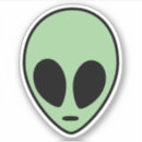 Suche nach grünes alien aufkleber Raum