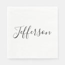 Suche nach name servietten Schwarz weiß