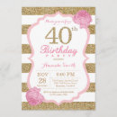 Suche nach rosa und gold einladungen Glitzer