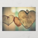 Suche nach rustikale hölzerne hochzeits einladungen Herz