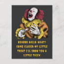 Suche nach gruseliger clown postkarten Halloween