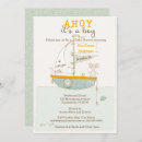 Suche nach ruderboote einladungen Babydusche