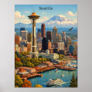 Suche nach seattle skyline poster Pazifischer nordwesten