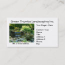 Suche nach grüner daumen visitenkarten Landschaftsgestaltung