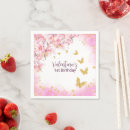 Suche nach rosa blumen servietten Party