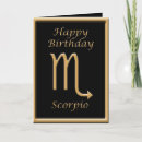 Suche nach scorpio birthday karten Geburtszeichen