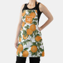 Suche nach orange monogramm schürzen Für sie