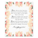 Suche nach liebe ist geduldig poster Religiös