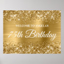 Suche nach 75 geburtstag poster Elegant