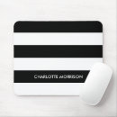 Suche nach schwarz weiße streifen mousepads Modern