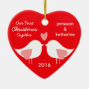 Suche nach unser erstes weihnachten zusammen ornamente Liebe