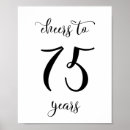 Suche nach für 75 geburtstag poster Zeichen