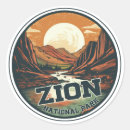 Suche nach zion national park aufkleber Landschaft