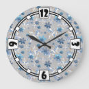 Suche nach blumenmuster wanduhren Grau