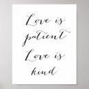 Suche nach liebe ist geduldig poster Für sie