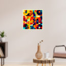 Suche nach geometrische abstraktion poster Lebendige farben