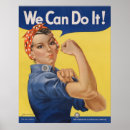 Suche nach rosie the riveter poster Berufstätige frauen