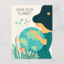 Suche nach retten sie erde postkarten Planet