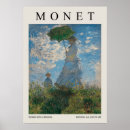 Suche nach frau mit einem sonnenschirm poster Monet