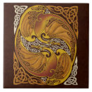 Suche nach goldener drache fliesen Rot