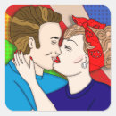 Suche nach couple kissing aufkleber Retro