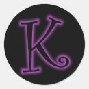 Suche nach k monogramm aufkleber Schwarz