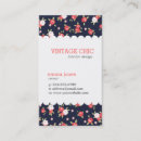 Suche nach vintage floral visitenkarten Muster
