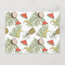 Suche nach tropische frucht postkarten Kokosnuss