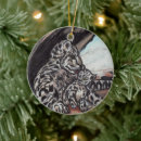 Suche nach der schneeleopard ornamente Weihnachten