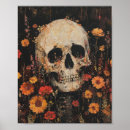 Suche nach schädel und blumen poster Gothic