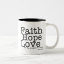 Suche nach glaube hoffnung liebe tassen Christentum