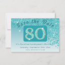 Suche nach 80 geburtstag save the date Glitzer