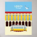 Suche nach vintage stil poster Lissabon