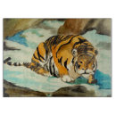 Suche nach der tiger schneidebrettchen Aquarell