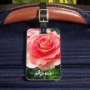 Suche nach blumen gepäckanhänger Rosa