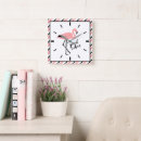 Suche nach niedlicher flamingo wanduhren Modern