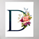 Suche nach monogramm d poster Elegant