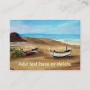 Suche nach fischerboot visitenkarten Strand