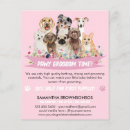 Suche nach der groomer der flyer Hund sitzt