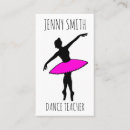 Suche nach balletts visitenkarten Ballerina