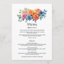 Suche nach hochzeit menükarten Blau