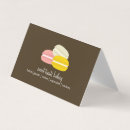 Suche nach macarons visitenkarten Gebäck