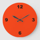 Suche nach große schwarze zahlen wanduhren Rot