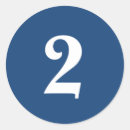 Suche nach nummer zwei aufkleber Zahl