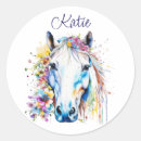 Suche nach weißes pferd aufkleber Tiere