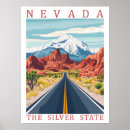 Suche nach nevada staat poster Reise