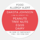 Suche nach allergie aufkleber Allergisch